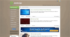 Desktop Screenshot of dot-design.fr